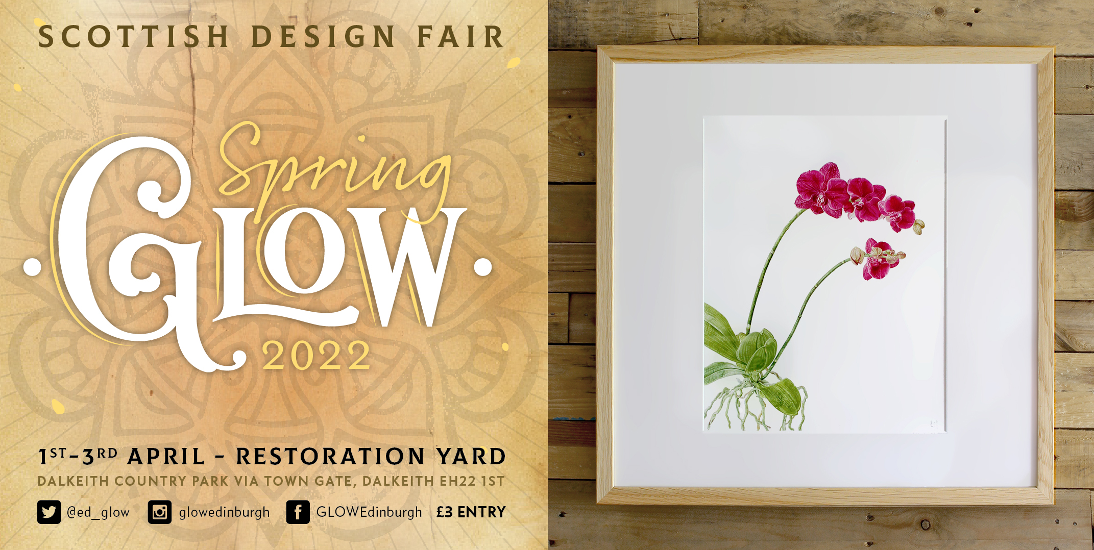 Scottish Design Fair -  Spring Glow , 1 - 3 April 2022, £3, Restoration Yard, Dalkeith Country Park