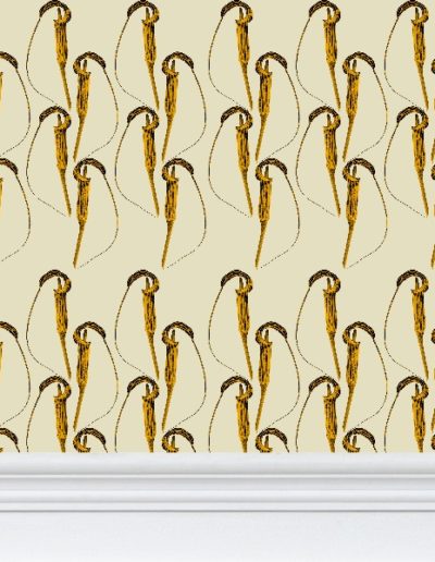 Cilliatum wallpaper design including imagery from my Arisaema cilliatum illustration