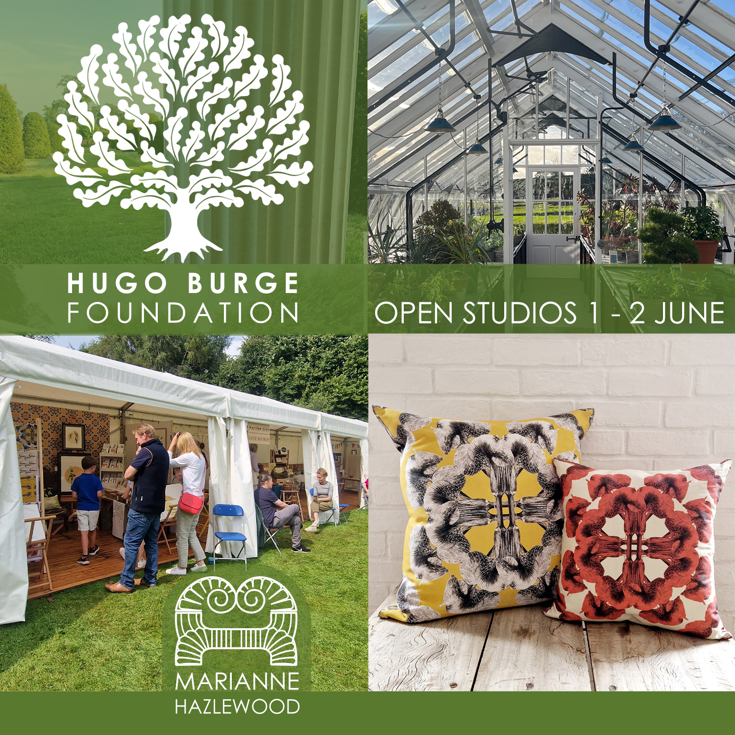 The Hugo Burge Foundation Open Studios 1 -2 June 2024 - Featuring work from Botanical artist Marianne Hazlewood