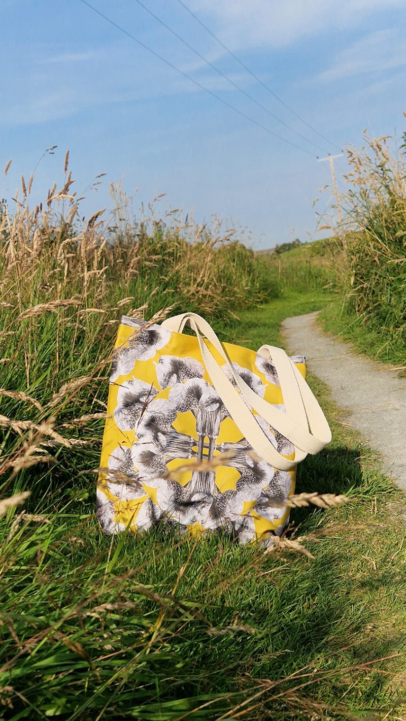 40cm Twill Tote Bag - Big Mandala, Arisaema griffithii var Pradhanii - Image 3