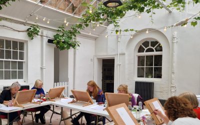 Botanical illustration weekend in Netherby Hall’s Victorian Walled Garden & Orangery