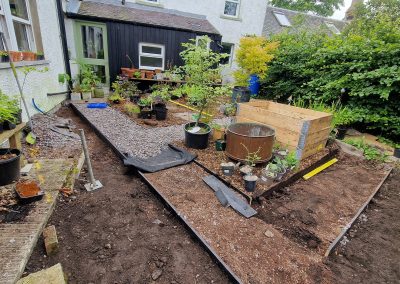 Layout the paths & beds - 2024